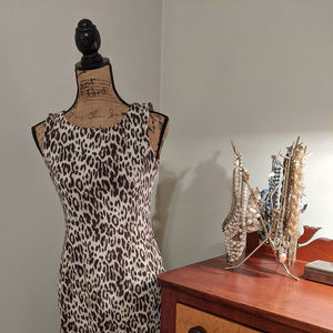 Chico's Leopard Print Sheath Dress